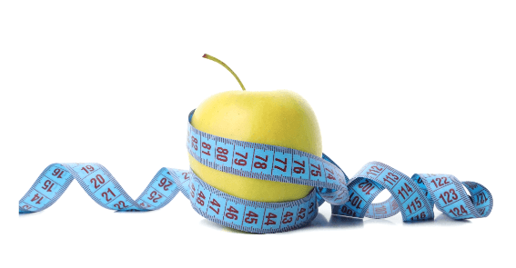 measuring-tape-with-apple-isolated-on-white-backgr